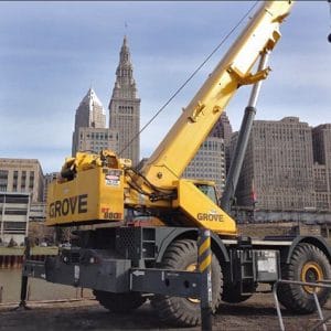 rough terrain crane rental available from General Crane Rental, LLC